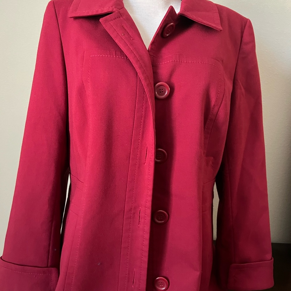 Classic Red Trench